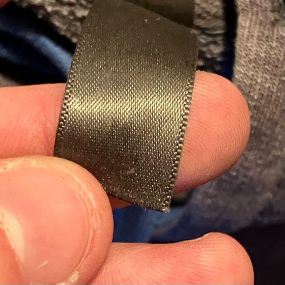 Saddleback Gray Hoodie with Blue Lining - Picture 4 of 5